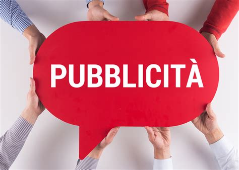 La pubblicità di 